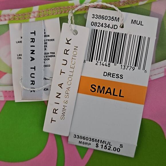 Trina Turk La Palma Swim Tunic Cover-Up Tropical Print | Women's Small - Picture 10 of 14